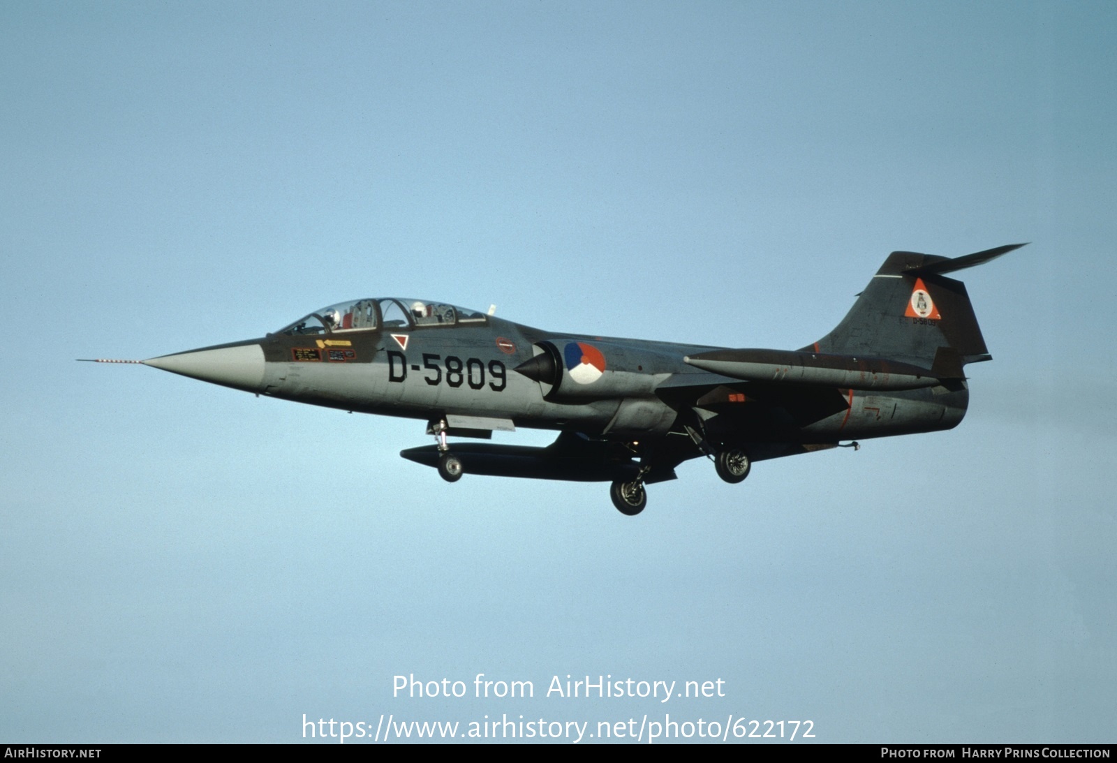 Aircraft Photo of D-5809 | Lockheed TF-104G Starfighter | Netherlands - Air Force | AirHistory.net #622172