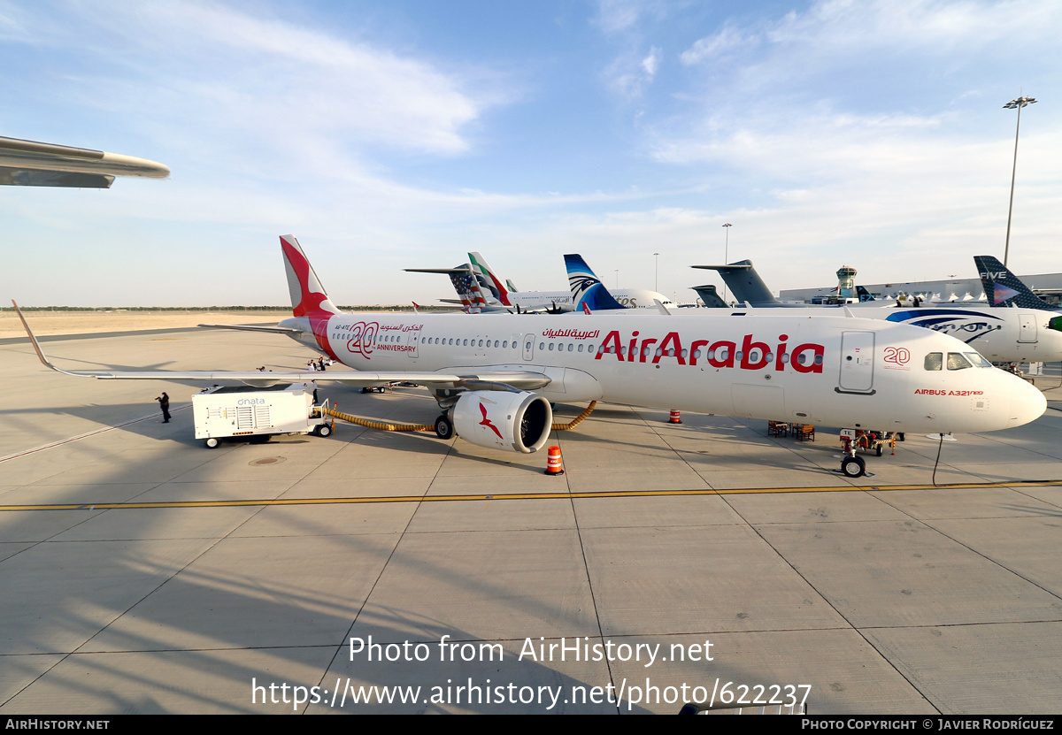 Aircraft Photo of A6-ATE | Airbus A321-251NX | Air Arabia | AirHistory.net #622237