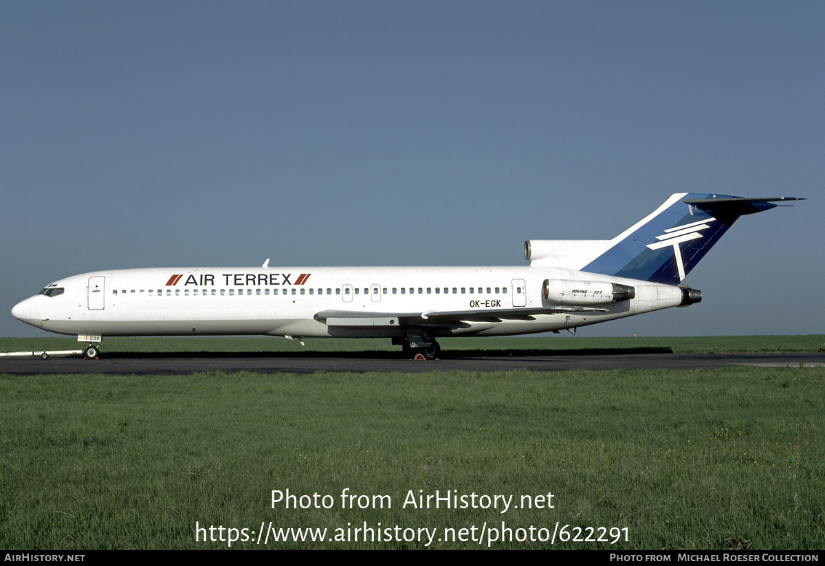 Aircraft Photo of OK-EGK | Boeing 727-2D3/Adv | Air Terrex | AirHistory.net #622291