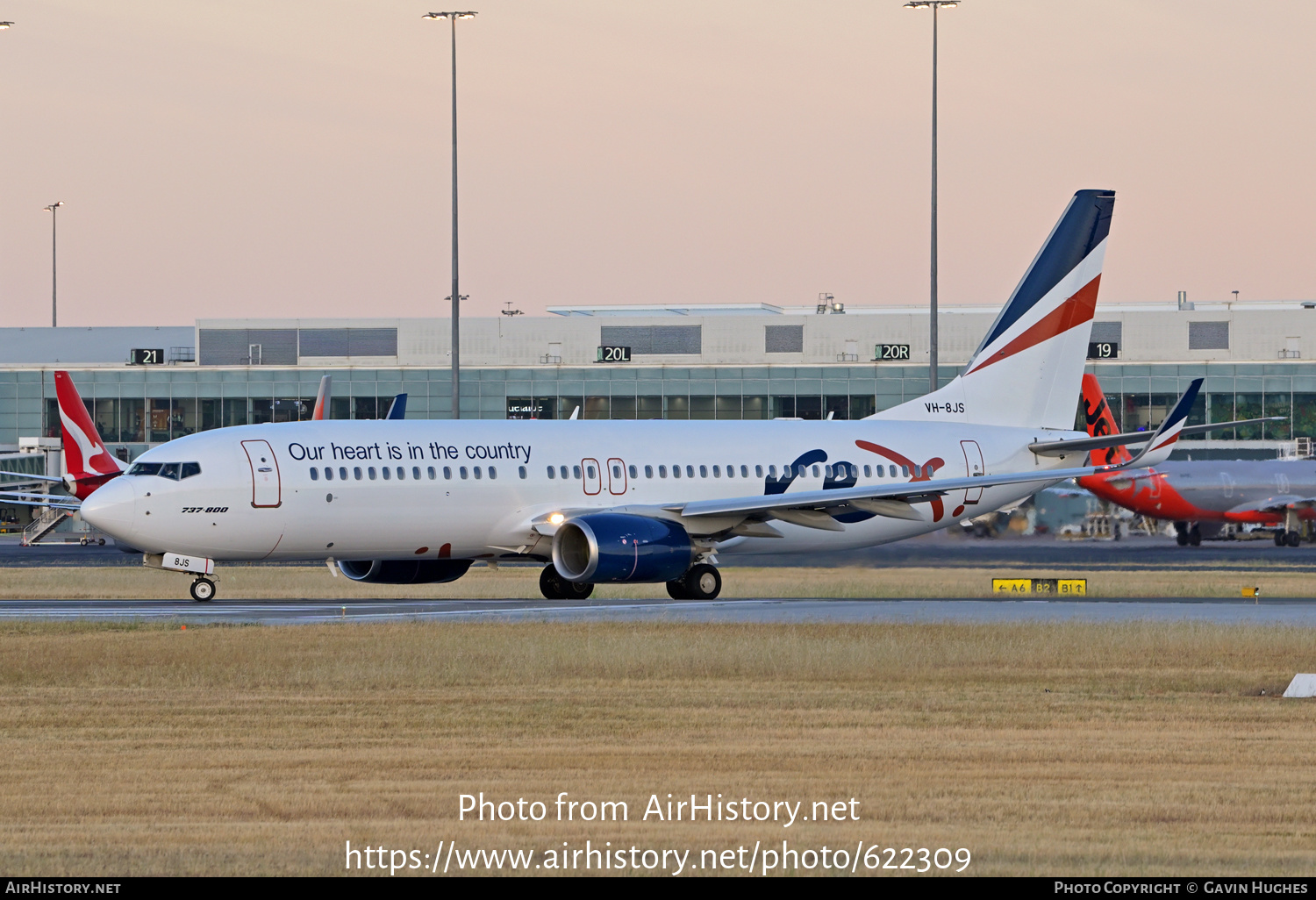 Aircraft Photo of VH-8JS | Boeing 737-8SA | REX - Regional Express | AirHistory.net #622309