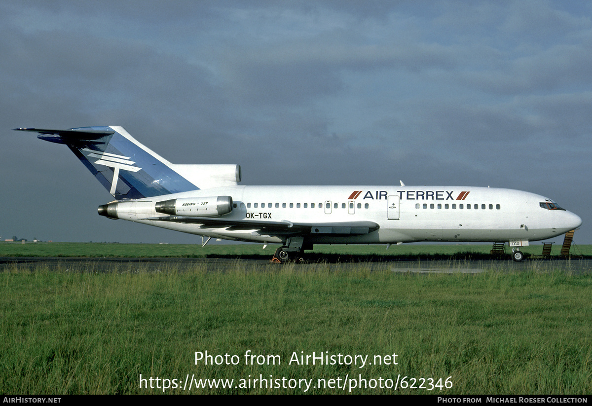 Aircraft Photo of OK-TGX | Boeing 727-51 | Air Terrex | AirHistory.net #622346