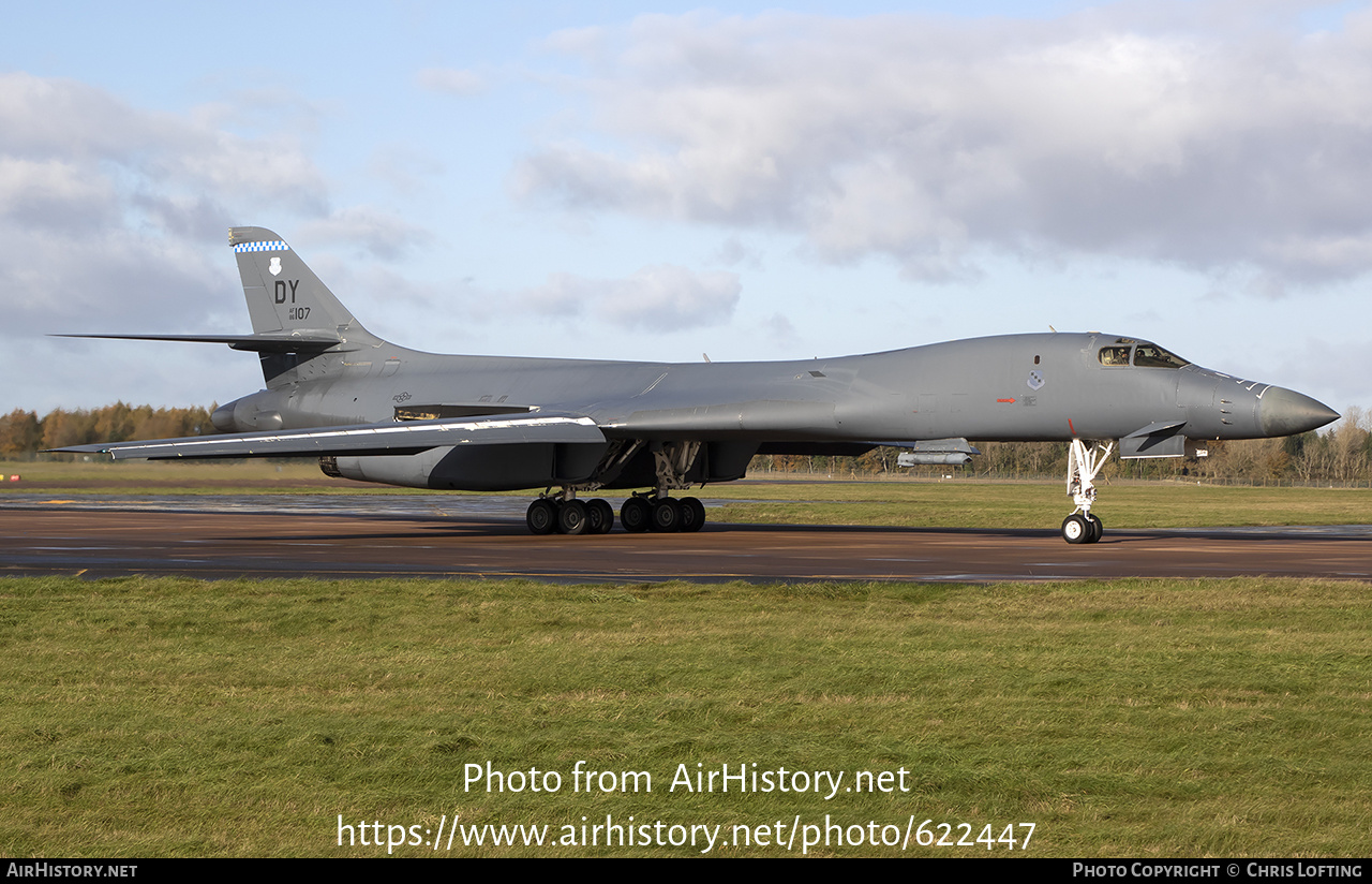 Aircraft Photo of 86-0107 / AF86-107 | Rockwell B-1B Lancer | USA - Air Force | AirHistory.net #622447