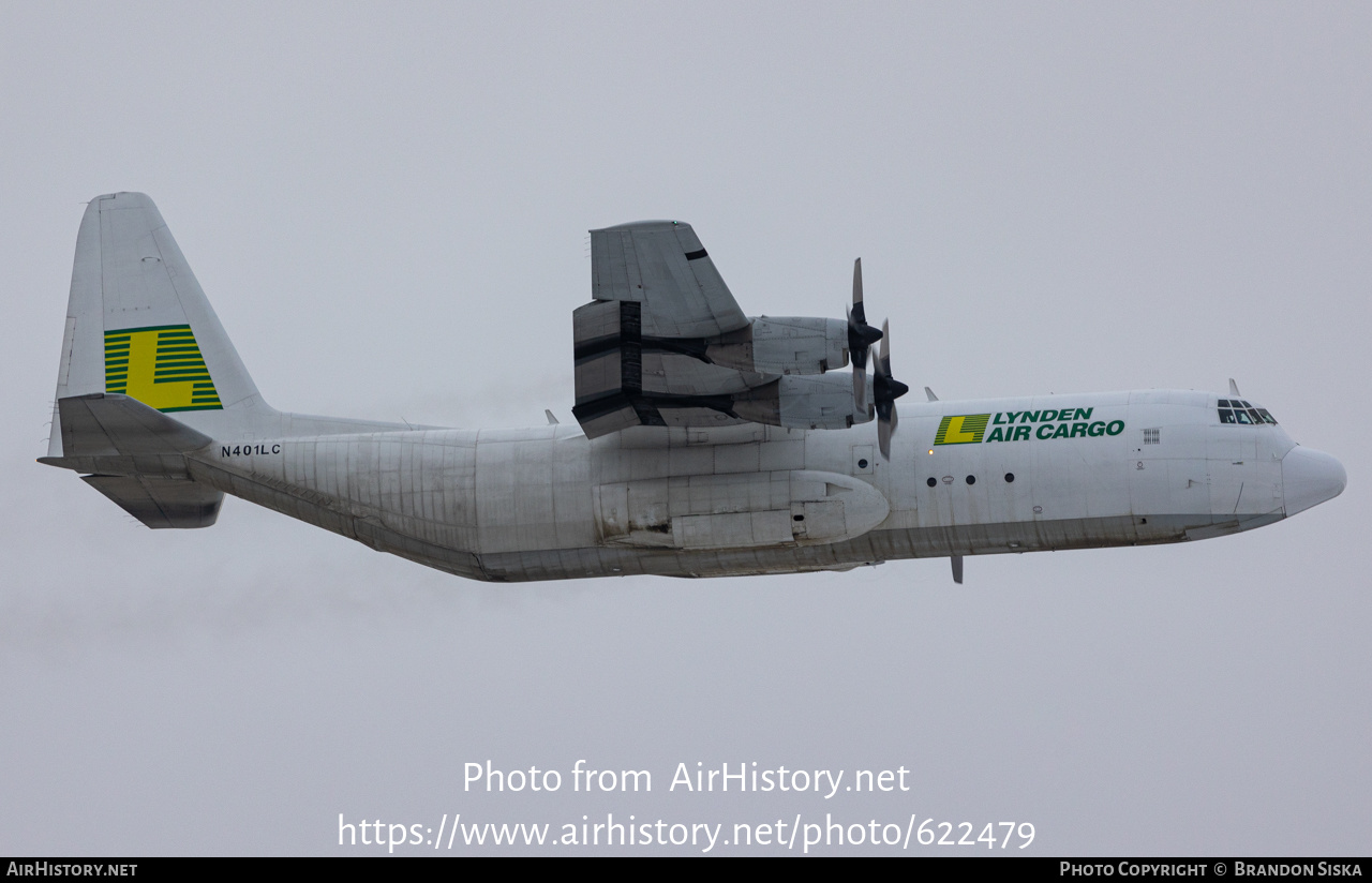 Aircraft Photo of N401LC | Lockheed L-100-30 Hercules (382G) | Lynden Air Cargo | AirHistory.net #622479