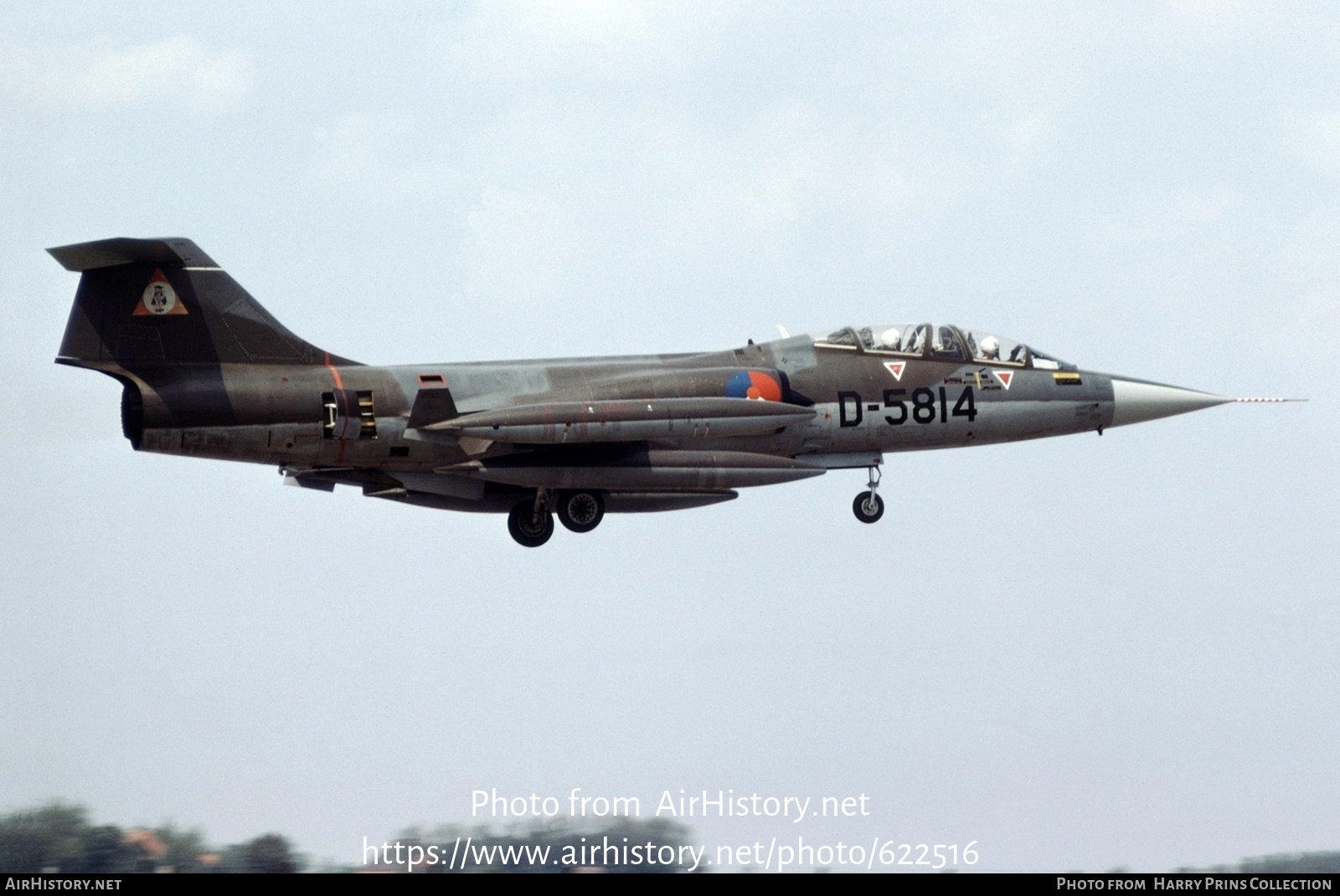 Aircraft Photo of D-5814 | Lockheed TF-104G Starfighter | Netherlands - Air Force | AirHistory.net #622516