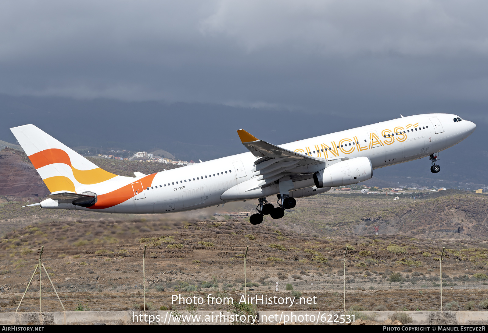 Aircraft Photo of OY-VKF | Airbus A330-243 | Sunclass Airlines | AirHistory.net #622531