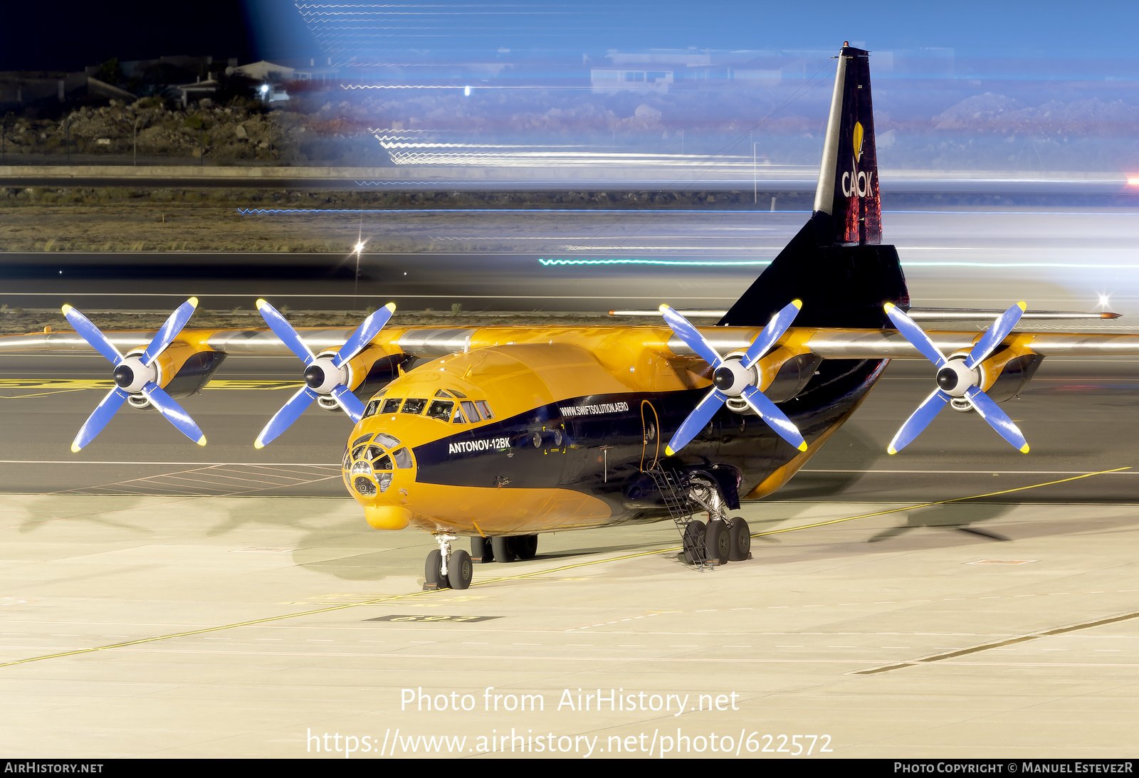 Aircraft Photo of UR-CKL | Antonov An-12BK | Cavok Air | AirHistory.net #622572