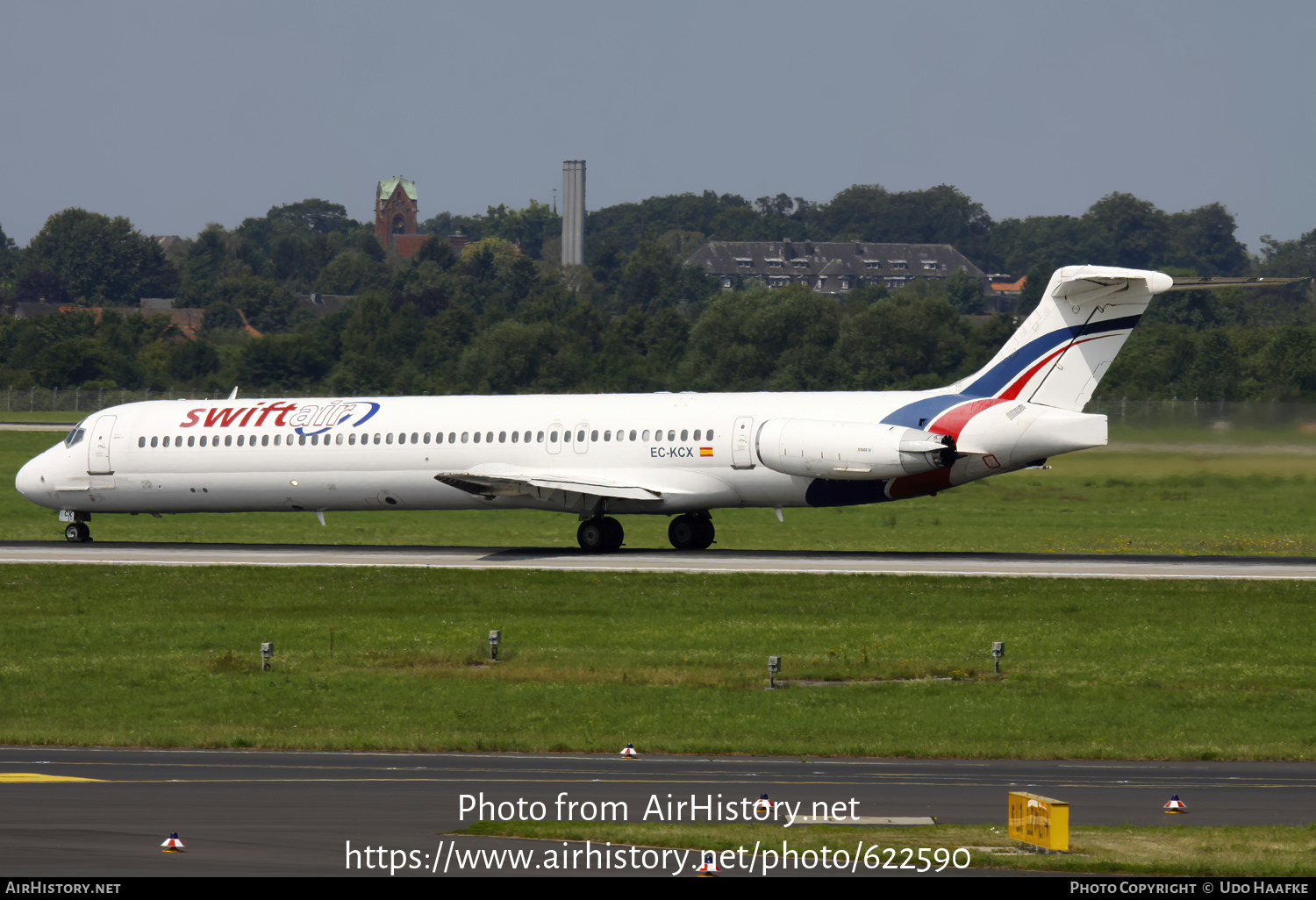 Aircraft Photo of EC-KCX | McDonnell Douglas MD-83 (DC-9-83) | Swiftair | AirHistory.net #622590