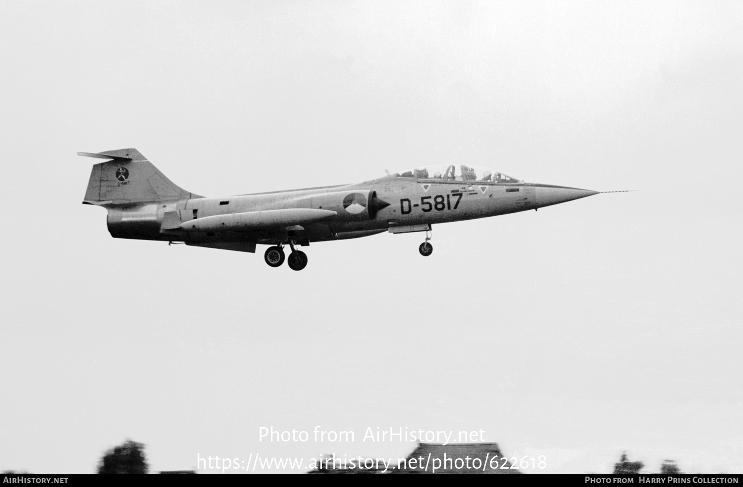 Aircraft Photo of D-5817 | Lockheed TF-104G Starfighter | Netherlands - Air Force | AirHistory.net #622618