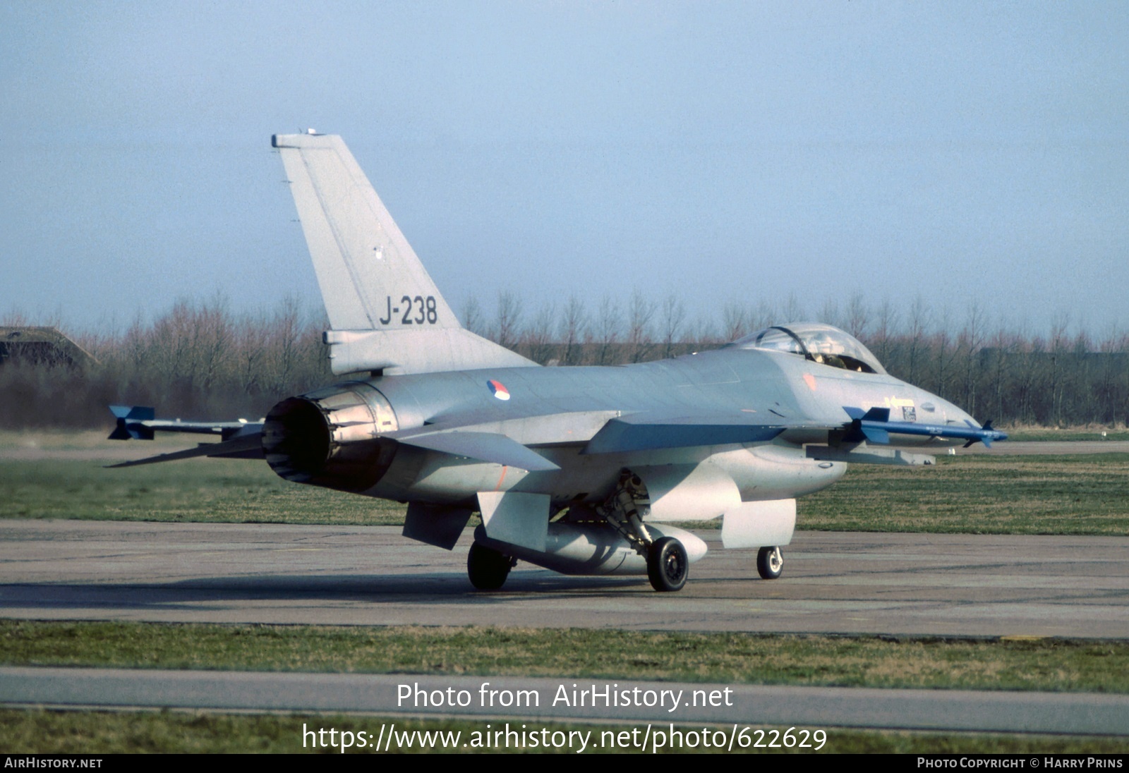 Aircraft Photo of J-238 | General Dynamics F-16A Fighting Falcon | Netherlands - Air Force | AirHistory.net #622629