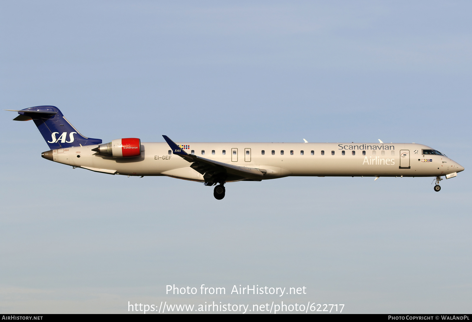 Aircraft Photo of EI-GEF | Bombardier CRJ-900LR (CL-600-2D24) | Scandinavian Airlines - SAS | AirHistory.net #622717