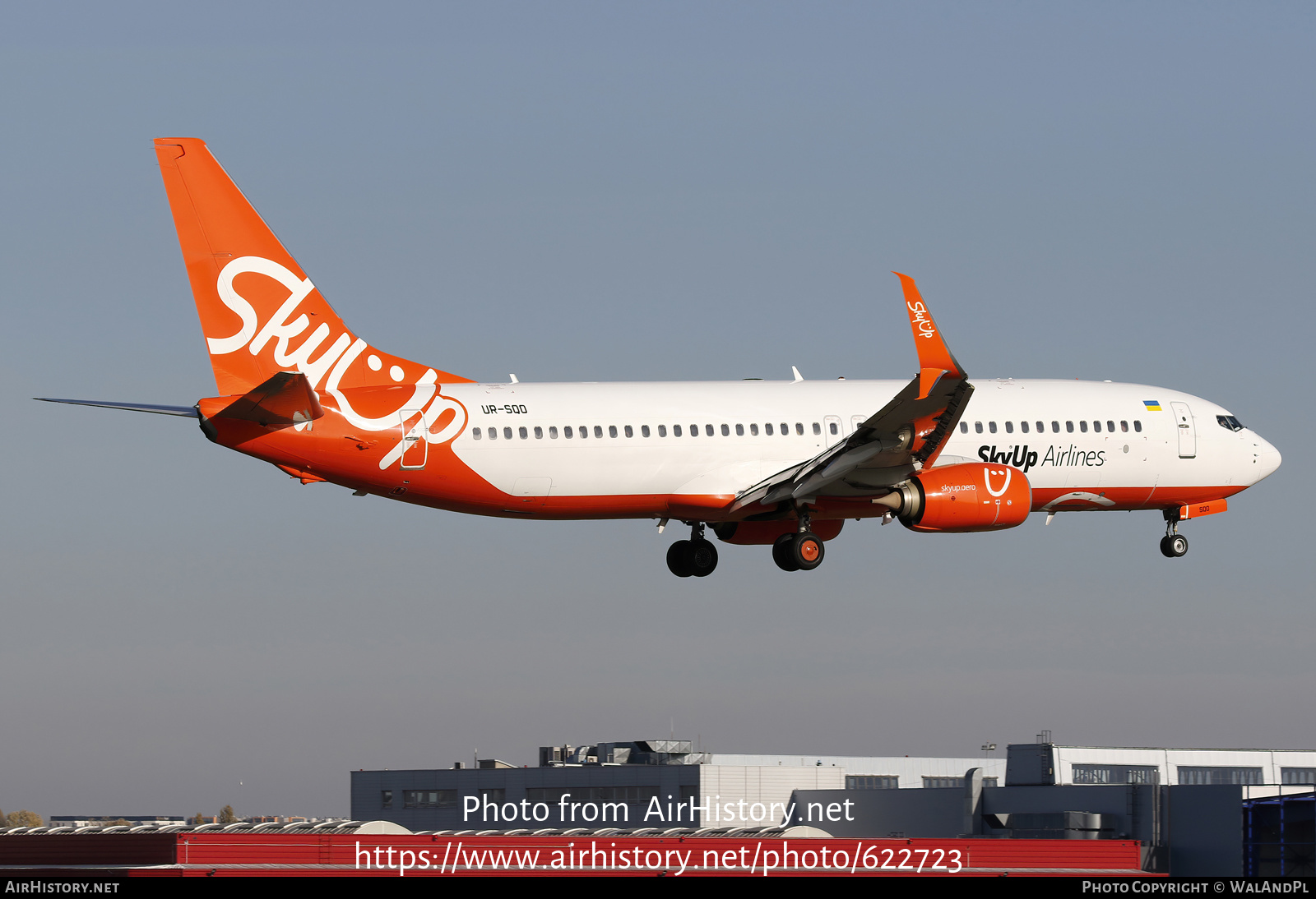 Aircraft Photo of UR-SQO | Boeing 737-82R | SkyUp Airlines | AirHistory.net #622723