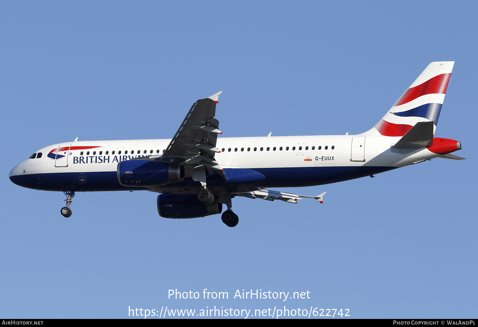 Aircraft Photo of G-EUUX | Airbus A320-232 | British Airways | AirHistory.net #622742