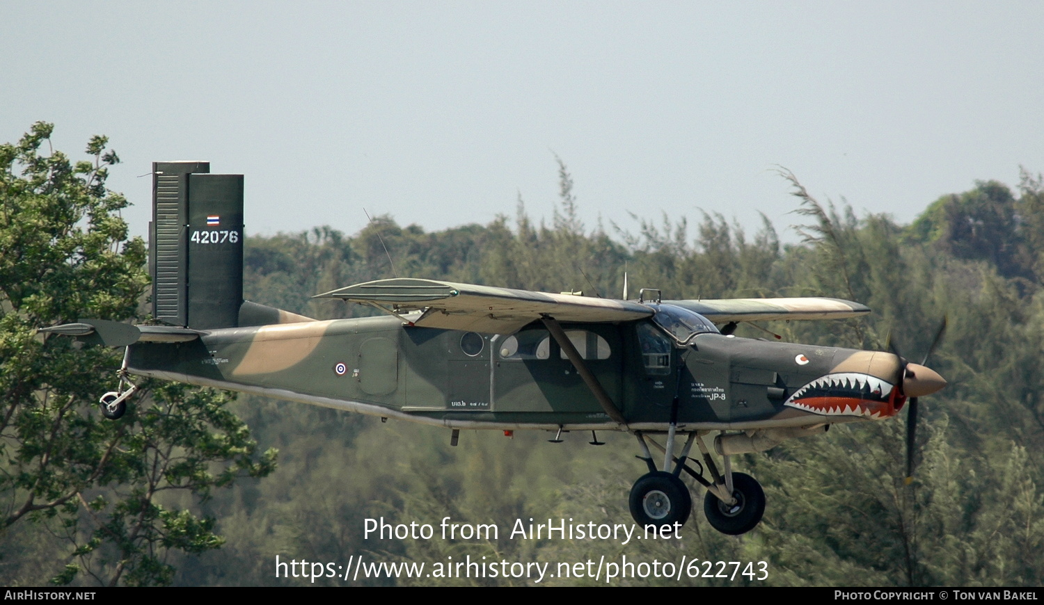 Aircraft Photo of JTH.2-17/19 / 42076 | Fairchild AU-23A Peacemaker | Thailand - Air Force | AirHistory.net #622743