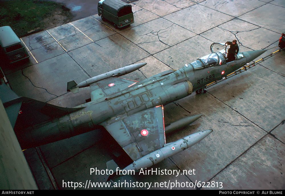 Aircraft Photo of RT-683 | Lockheed TF-104G Starfighter | Denmark - Air Force | AirHistory.net #622813