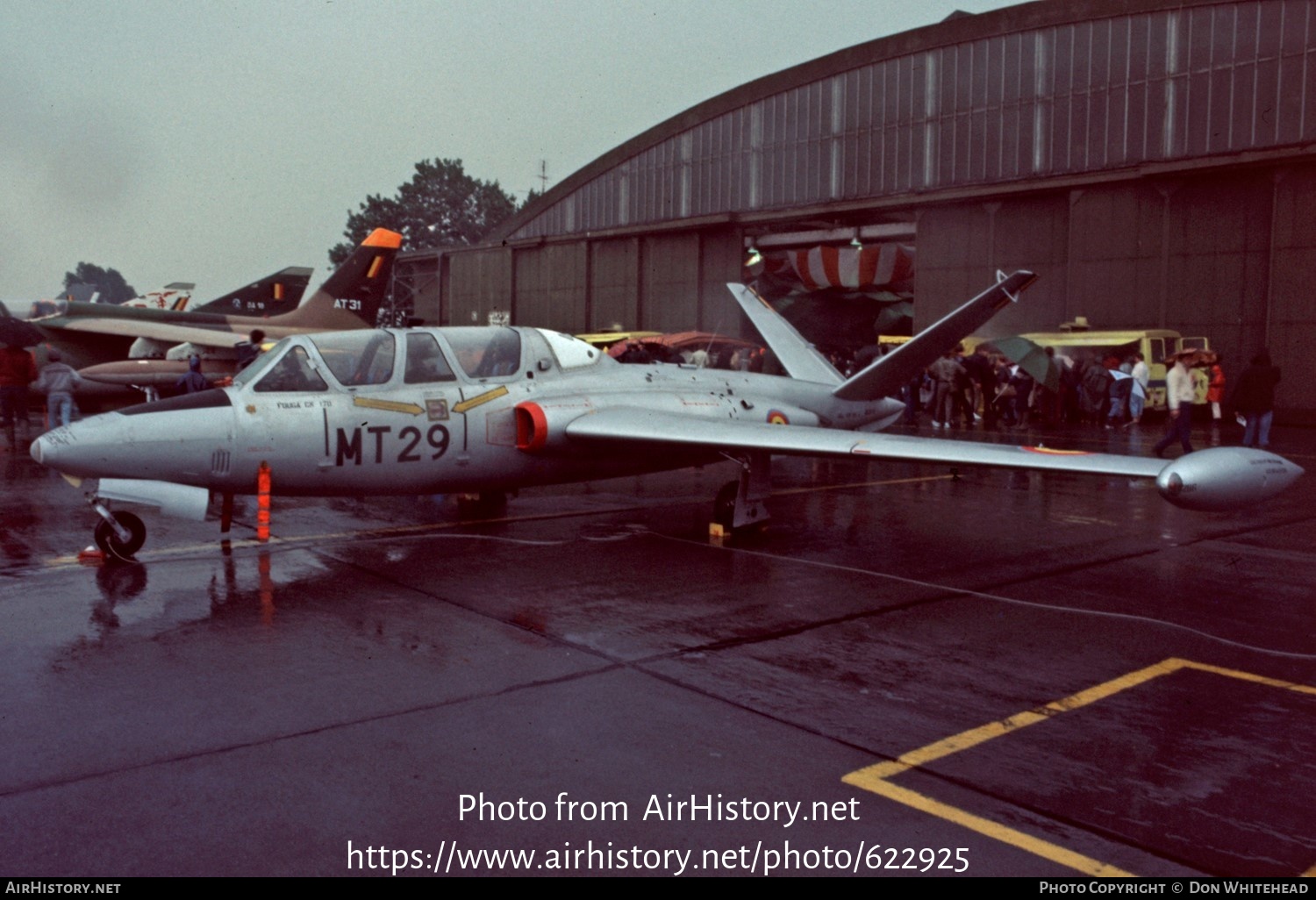 Aircraft Photo of MT29 | Fouga CM-170R Magister | Belgium - Air Force | AirHistory.net #622925