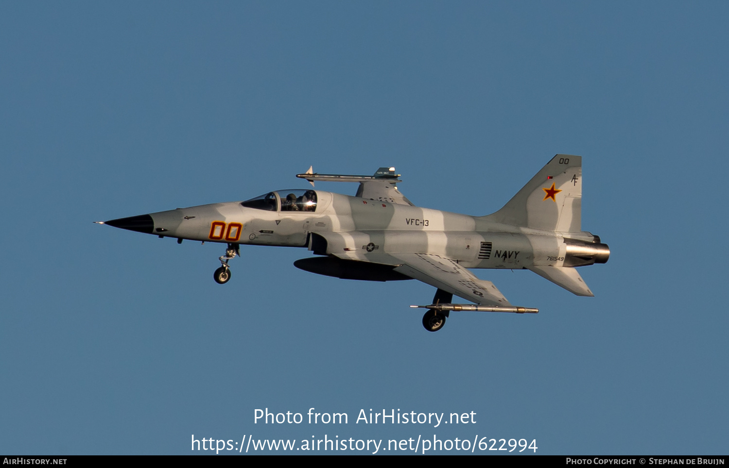 Aircraft Photo of 761549 | Northrop F-5N Tiger II | USA - Navy | AirHistory.net #622994