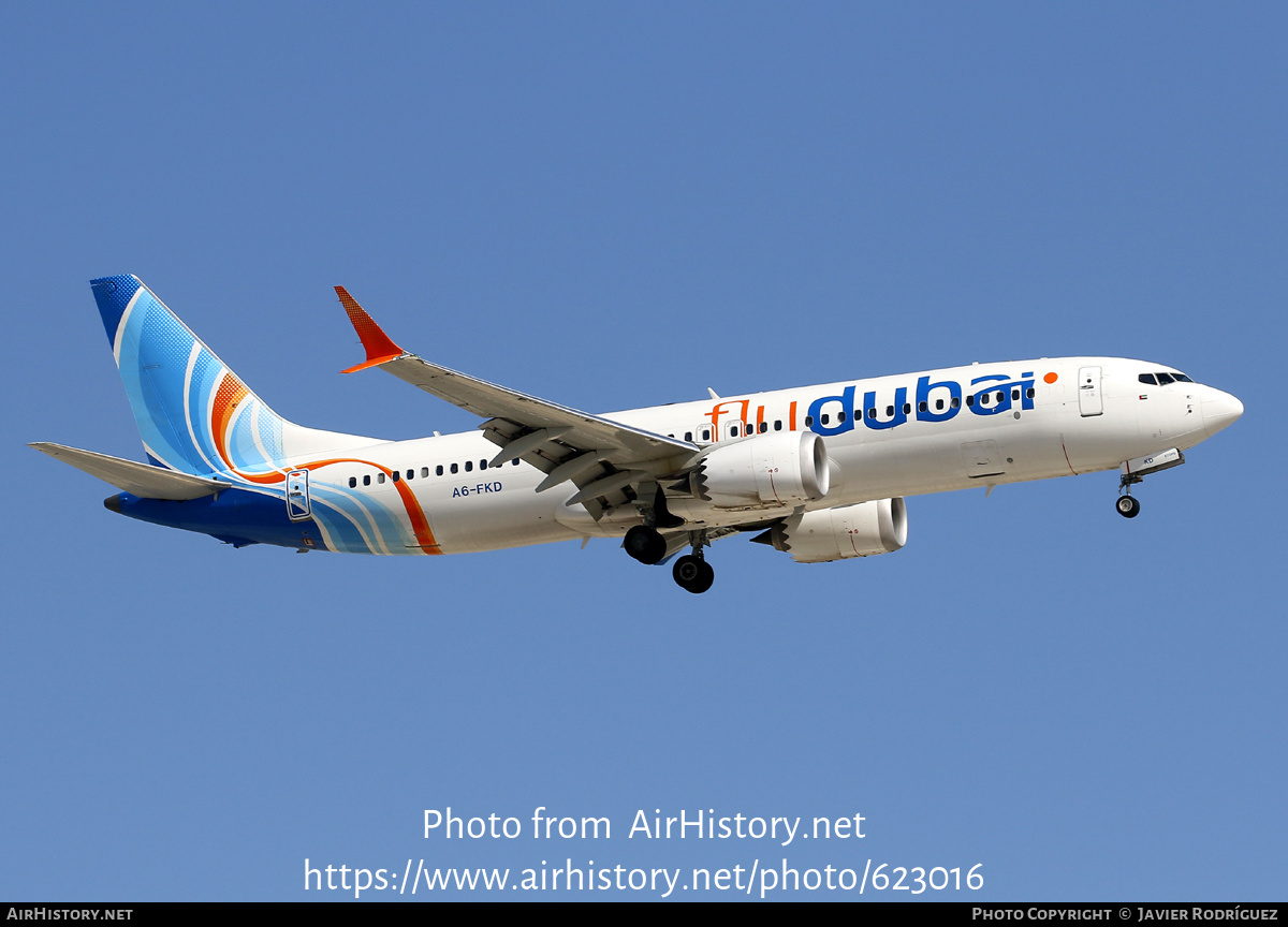 Aircraft Photo of A6-FKD | Boeing 737-8 Max 8 | Flydubai | AirHistory.net #623016