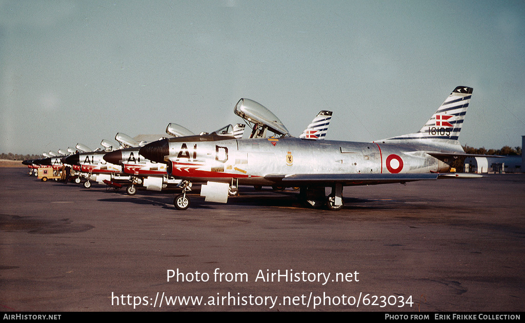 Aircraft Photo of 16105 | North American F-86D Sabre | Denmark - Air Force | AirHistory.net #623034