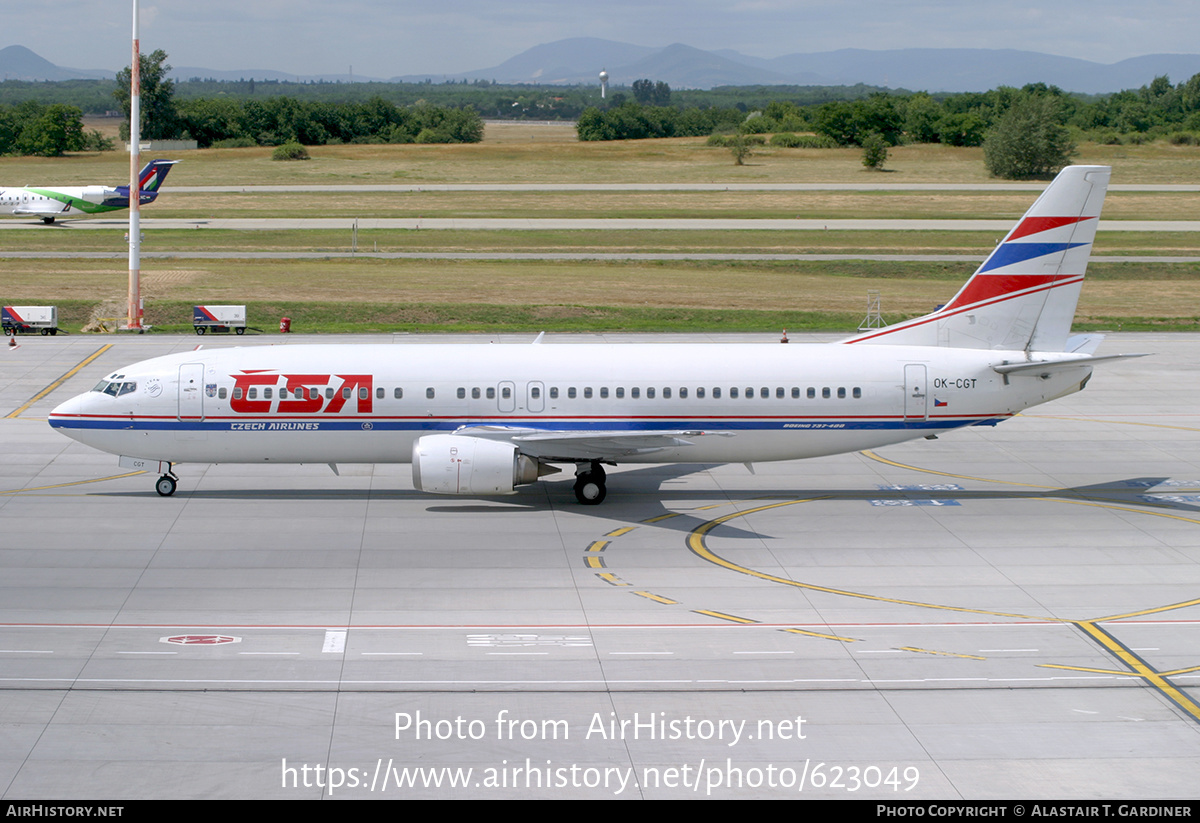 Aircraft Photo of OK-CGT | Boeing 737-46M | ČSA - Czech Airlines | AirHistory.net #623049