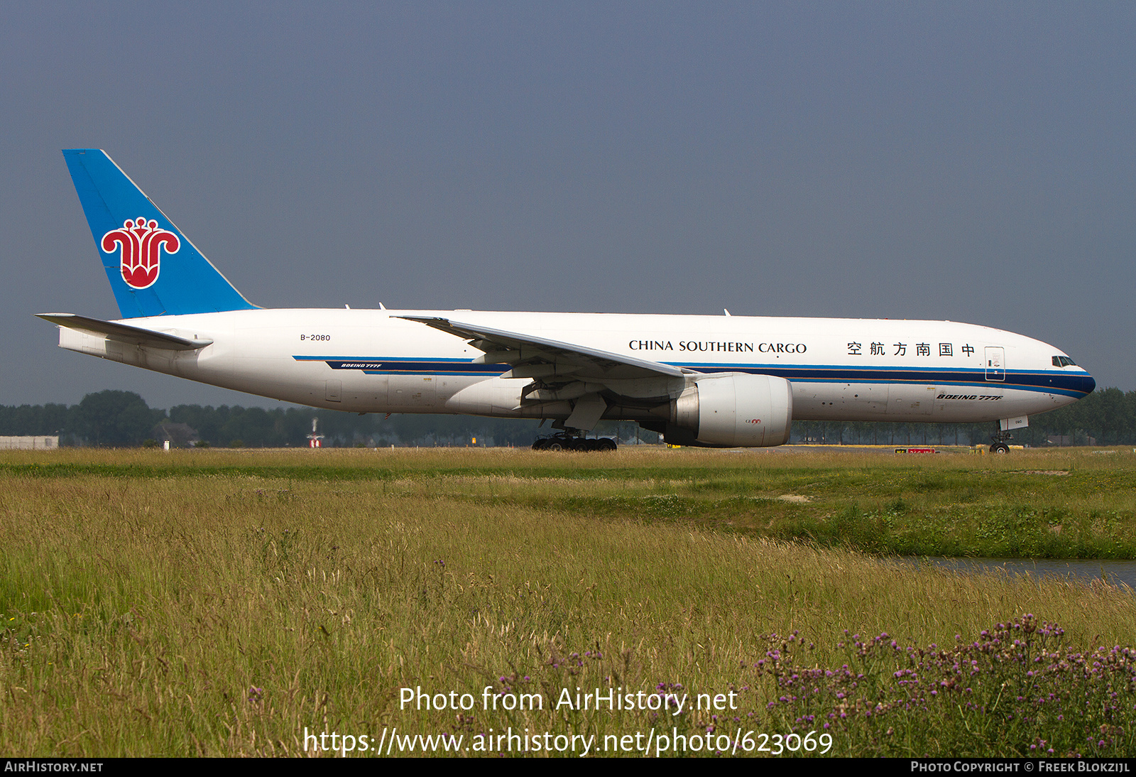 Aircraft Photo of B-2080 | Boeing 777-F1B | China Southern Airlines Cargo | AirHistory.net #623069