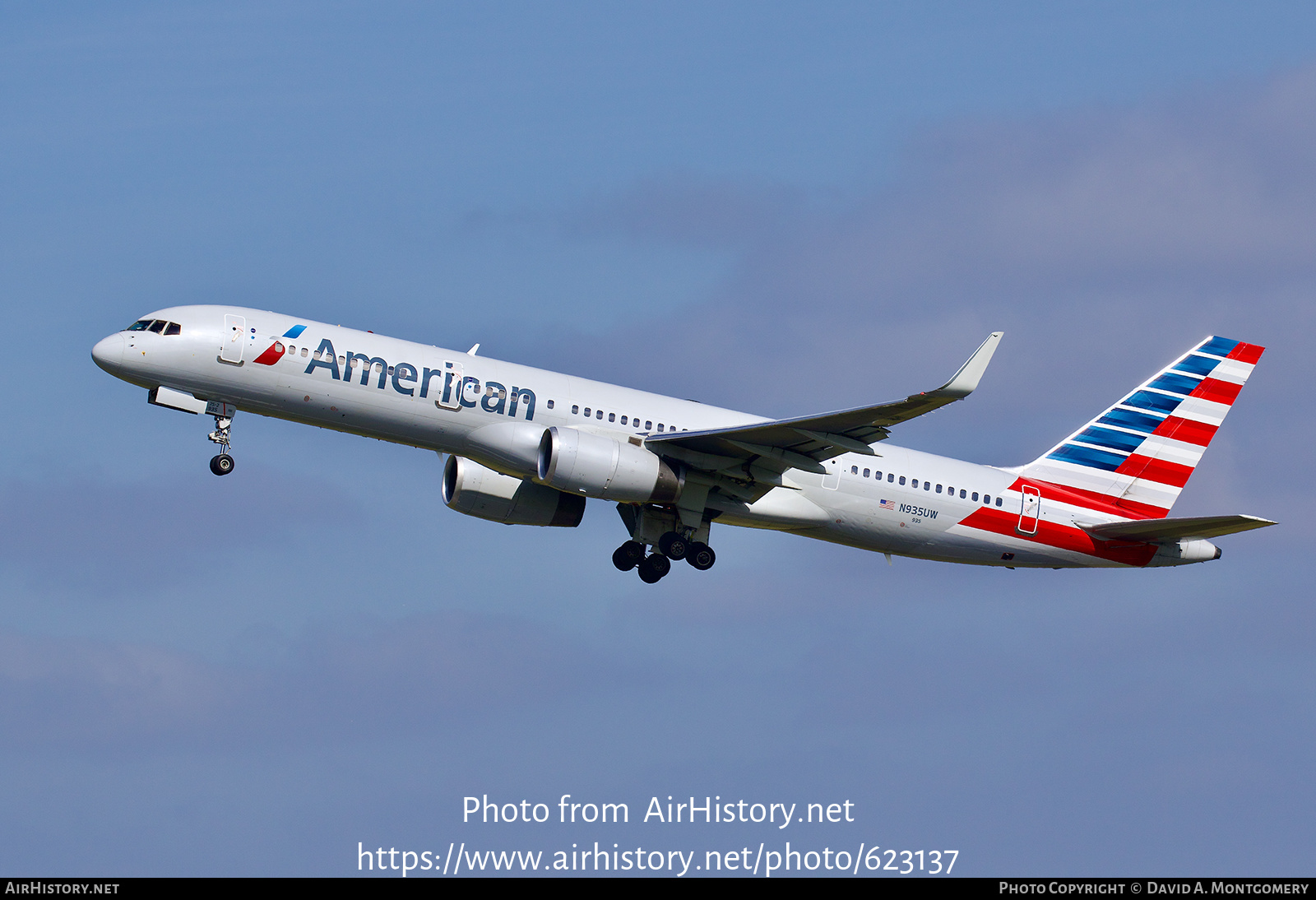 Aircraft Photo of N935UW | Boeing 757-2B7 | American Airlines | AirHistory.net #623137