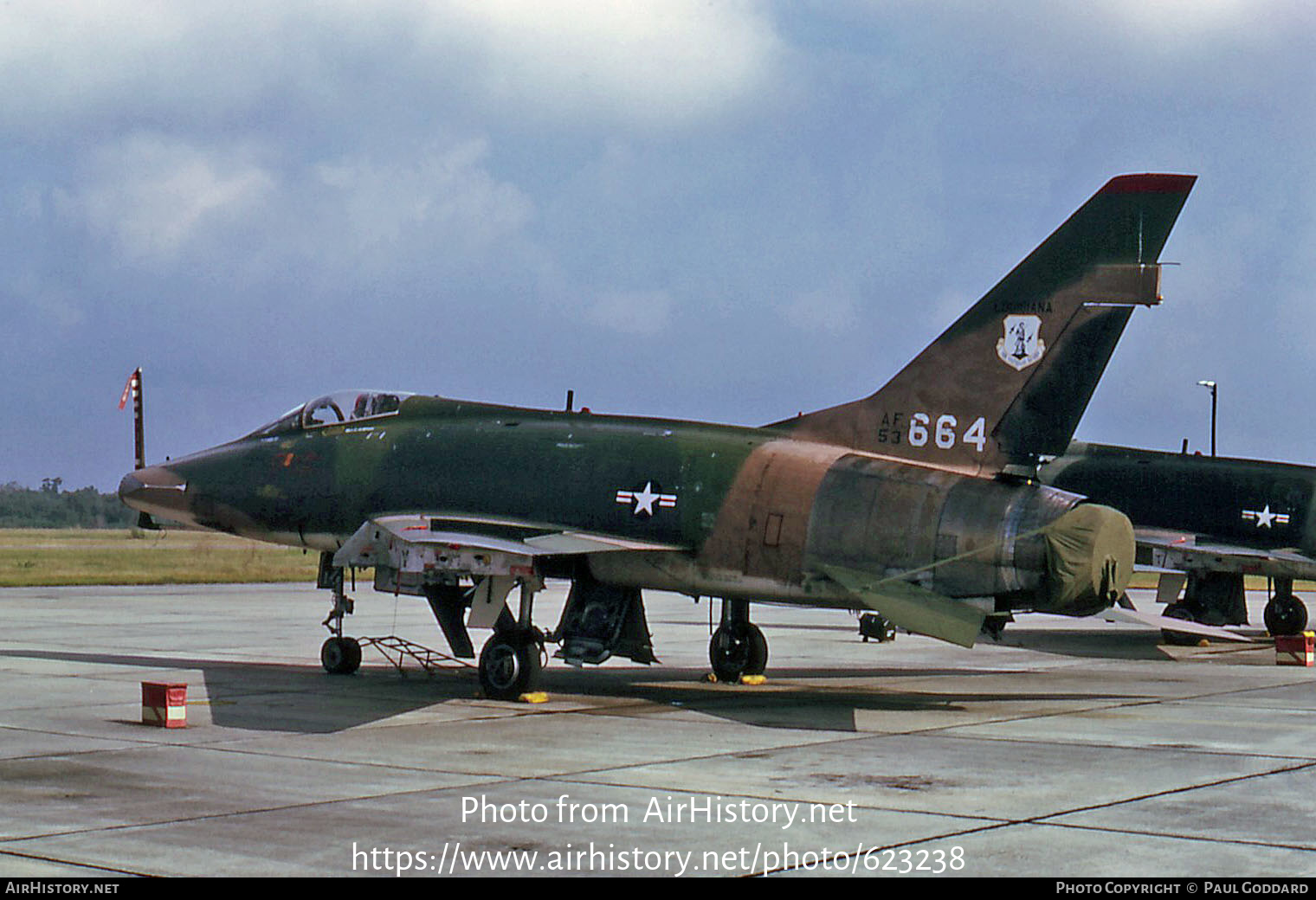 Aircraft Photo of 55-3664 / AF55-664 | North American F-100D Super ...