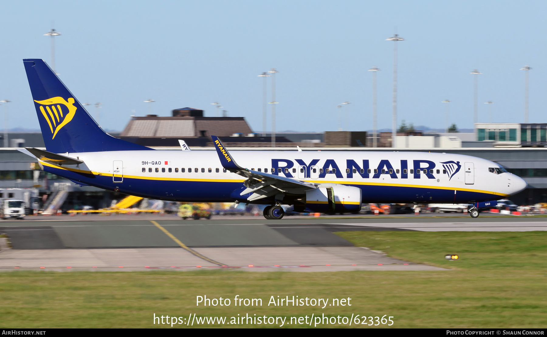 Aircraft Photo of 9H-QAO | Boeing 737-8AS | Ryanair | AirHistory.net #623365