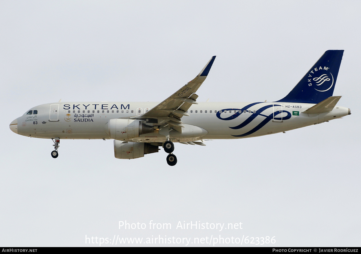 Aircraft Photo of HZ-AS83 | Airbus A320-214 | Saudi Arabian Airlines | AirHistory.net #623386