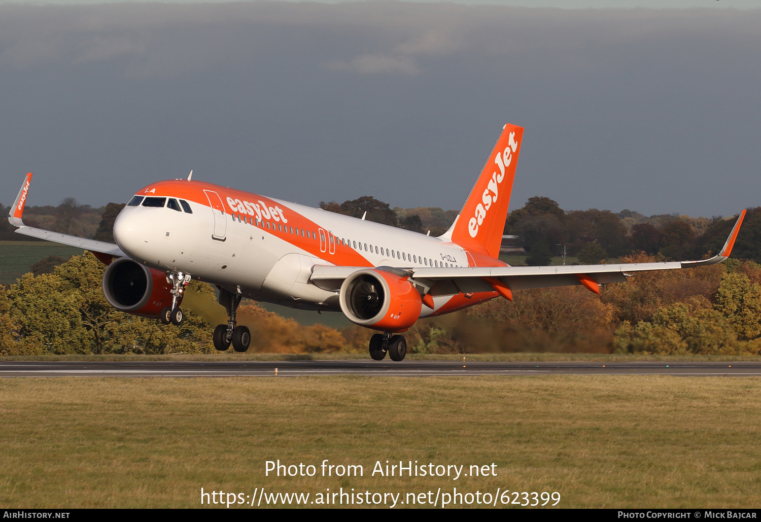 Aircraft Photo of G-UZLA | Airbus A320-251N | EasyJet | AirHistory.net #623399