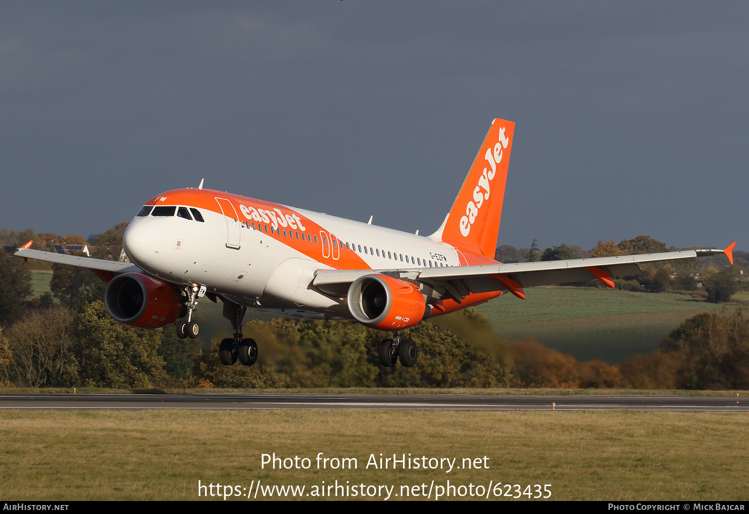 Aircraft Photo of G-EZFW | Airbus A319-111 | EasyJet | AirHistory.net #623435