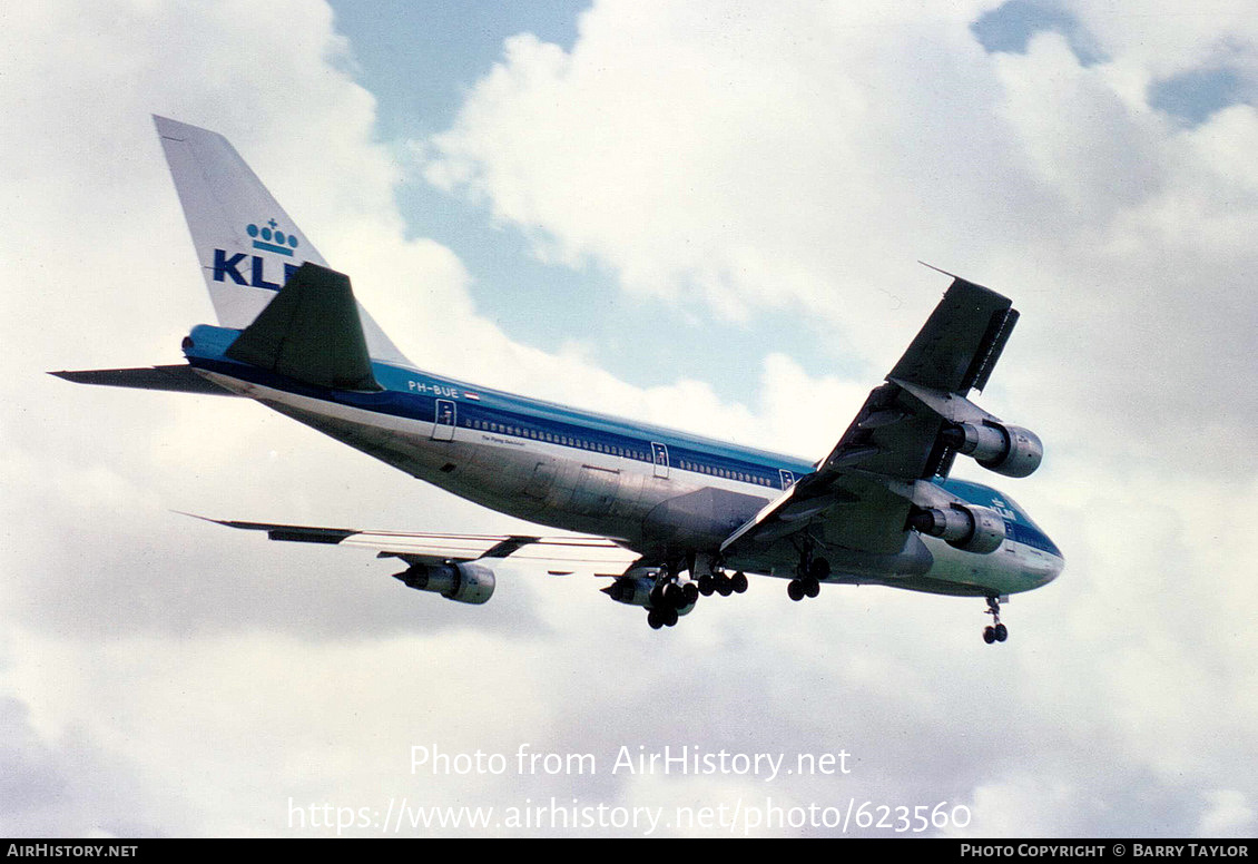 Aircraft Photo of PH-BUE | Boeing 747-206B | KLM - Royal Dutch Airlines | AirHistory.net #623560