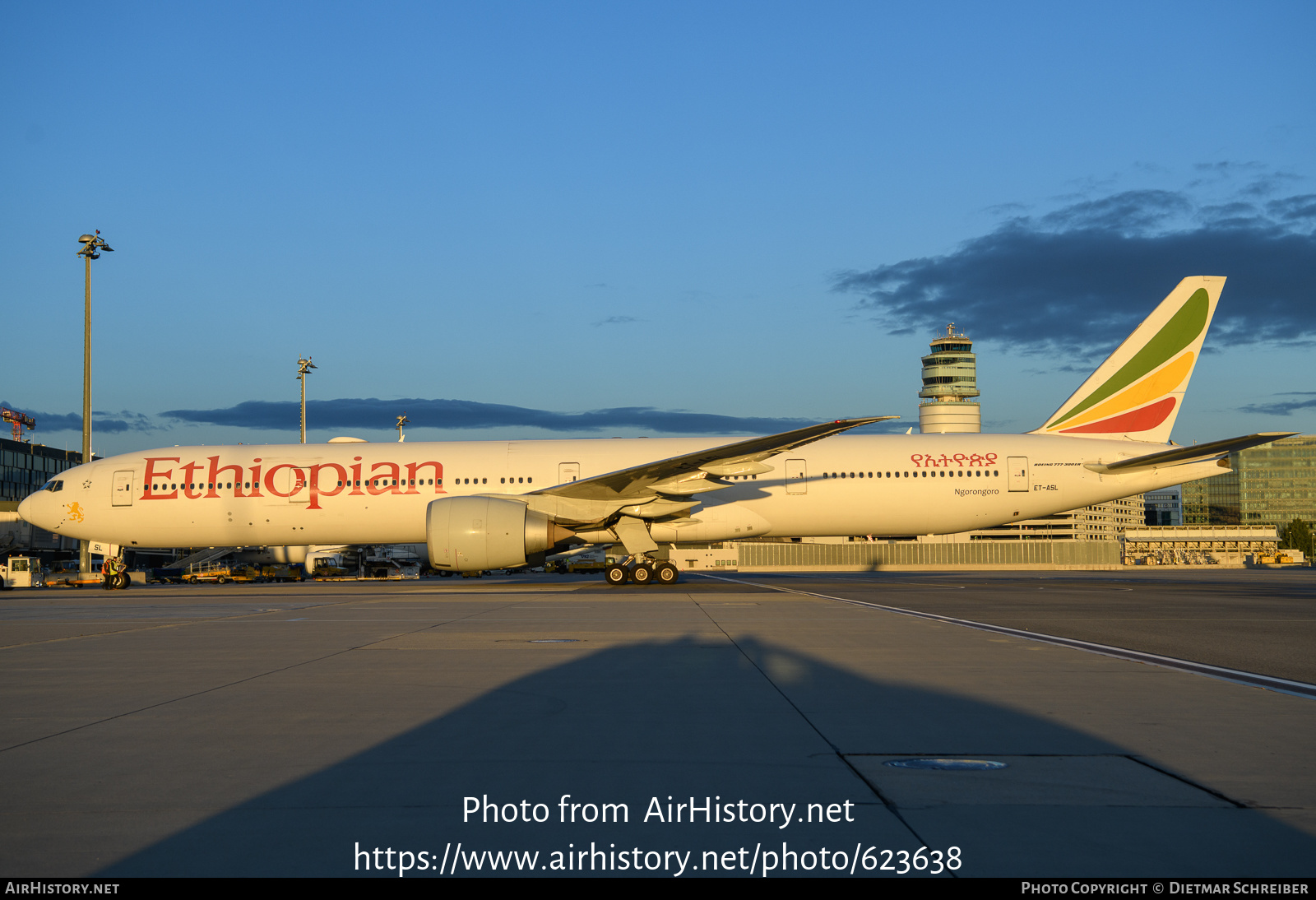 Aircraft Photo of ET-ASL | Boeing 777-360/ER | Ethiopian Airlines | AirHistory.net #623638