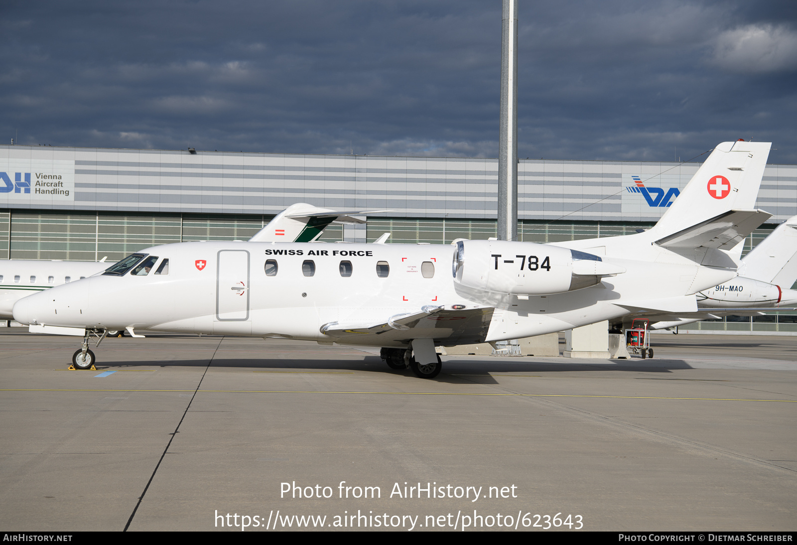 Aircraft Photo of T-784 | Cessna 560XL Citation Excel | Switzerland - Air Force | AirHistory.net #623643