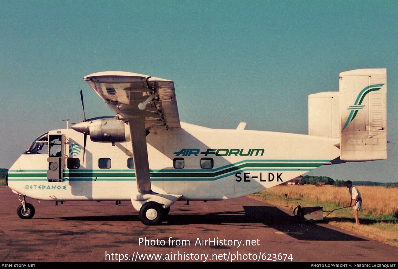 Aircraft Photo of SE-LDK | Short SC.7 Skyvan 3-400 | Air Forum | AirHistory.net #623674