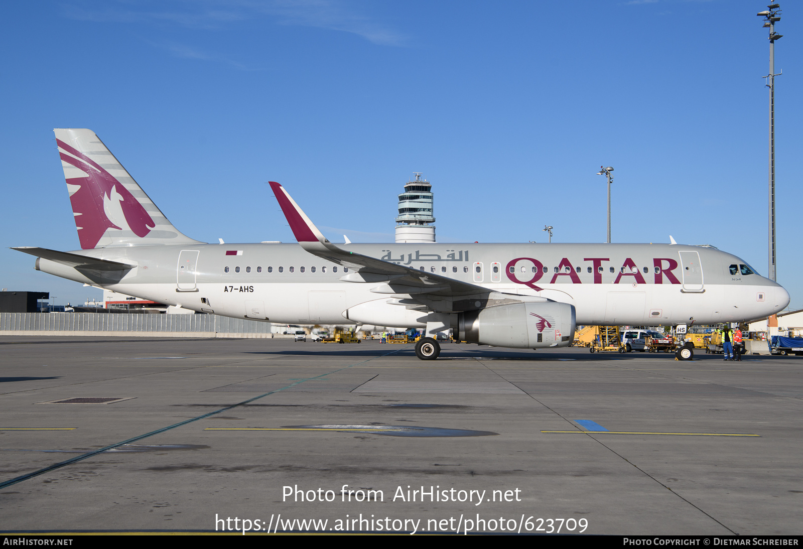 Aircraft Photo of A7-AHS | Airbus A320-232 | Qatar Airways | AirHistory.net #623709