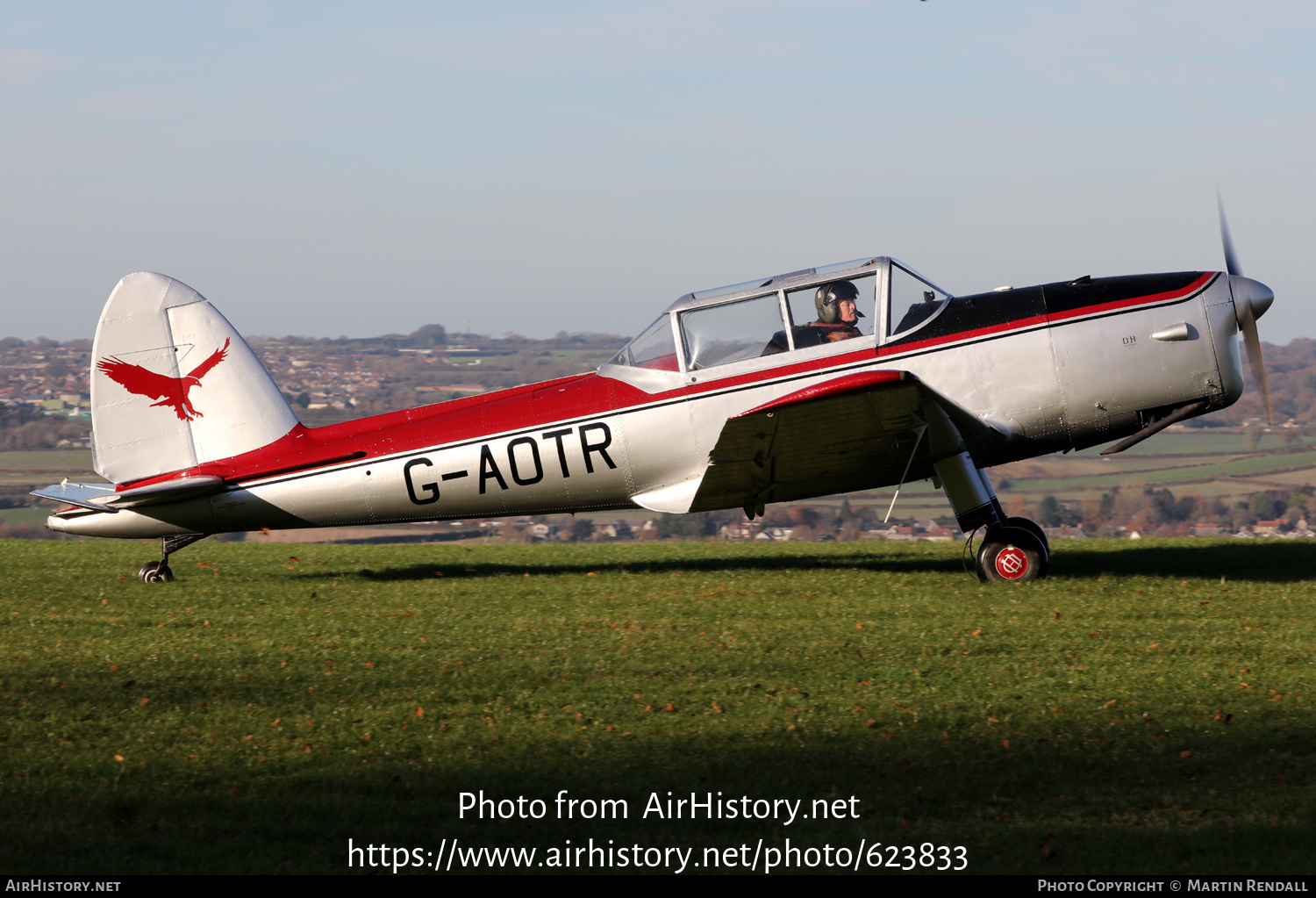 Aircraft Photo of G-AOTR | De Havilland DHC-1 Chipmunk Mk22 | AirHistory.net #623833