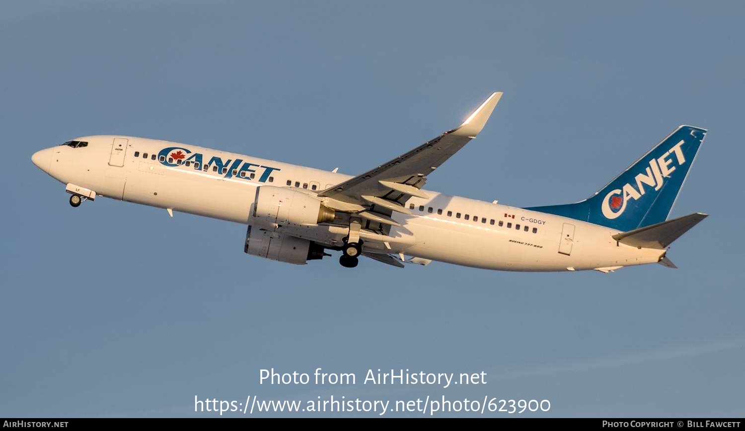 Aircraft Photo of C-GDGY | Boeing 737-8Q8 | CanJet Airlines | AirHistory.net #623900