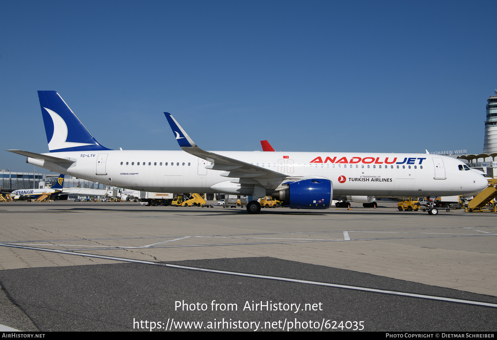 Aircraft Photo of TC-LTV | Airbus A321-271NX | AnadoluJet | AirHistory.net #624035