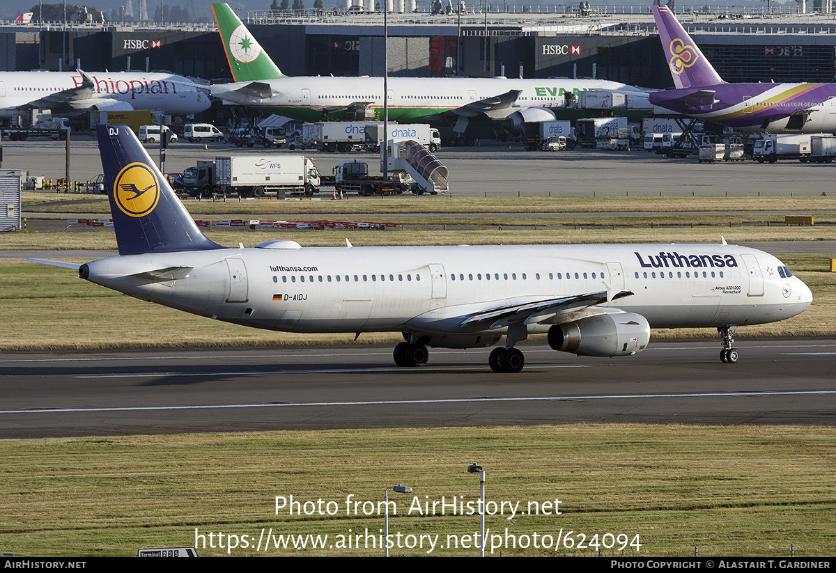 Aircraft Photo of D-AIDJ | Airbus A321-231 | Lufthansa | AirHistory.net #624094