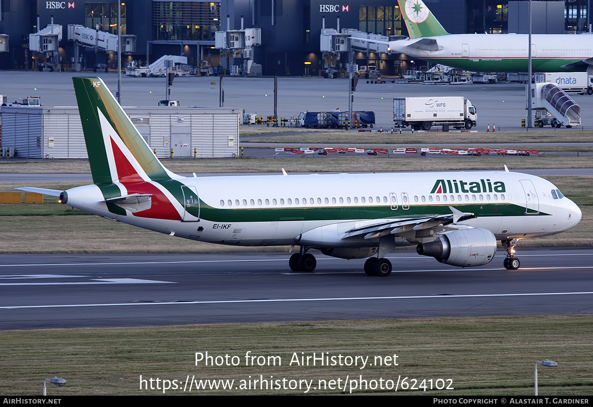 Aircraft Photo of EI-IKF | Airbus A320-214 | Alitalia | AirHistory.net #624102