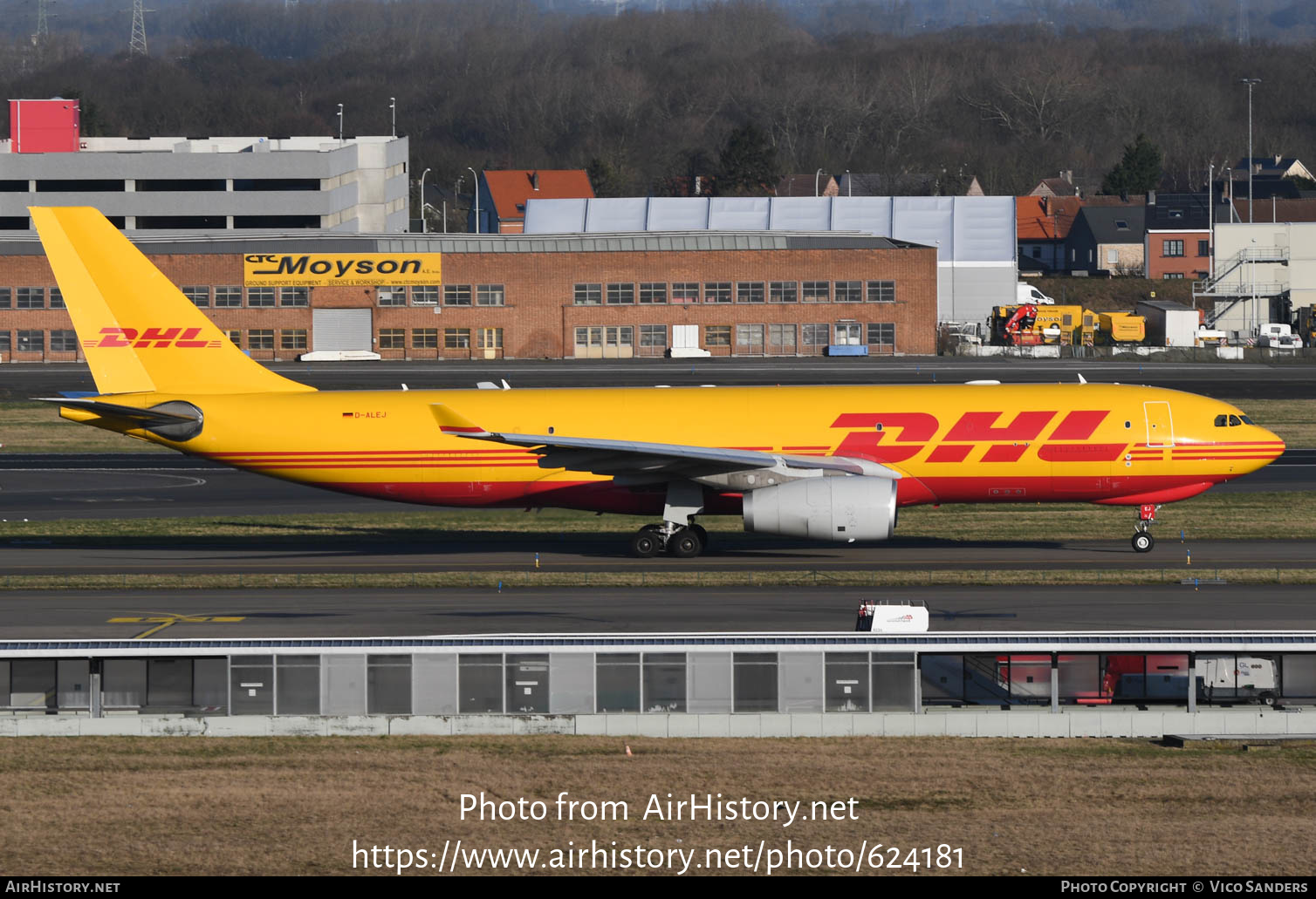 Aircraft Photo of D-ALEJ | Airbus A330-243F | DHL International | AirHistory.net #624181