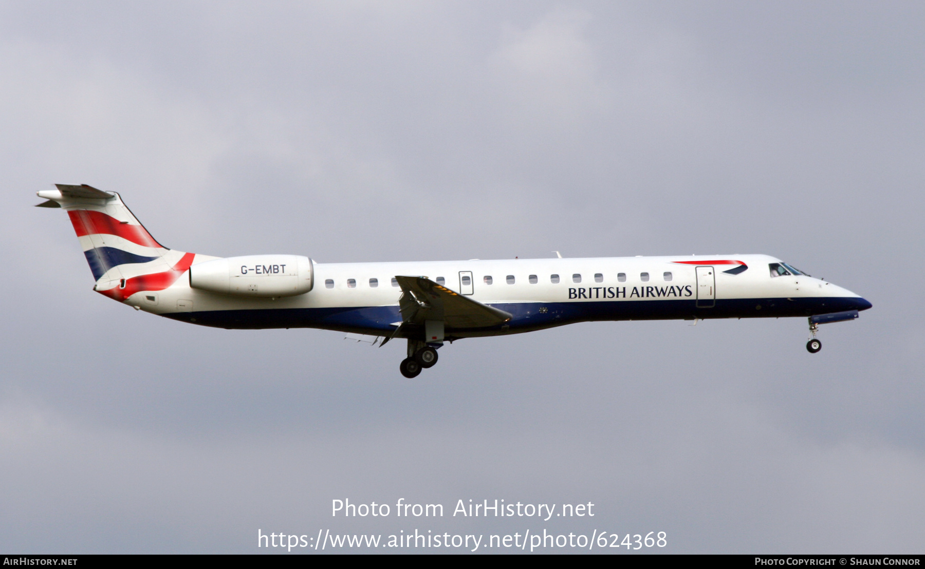 Aircraft Photo of G-EMBT | Embraer ERJ-145EU (EMB-145EU) | British Airways | AirHistory.net #624368