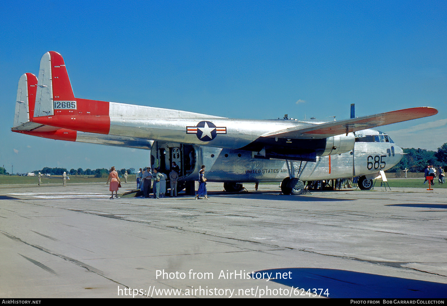 Aircraft Photo of 51-2685 / 12685 | Fairchild C-119F Flying Boxcar | USA - Air Force | AirHistory.net #624374