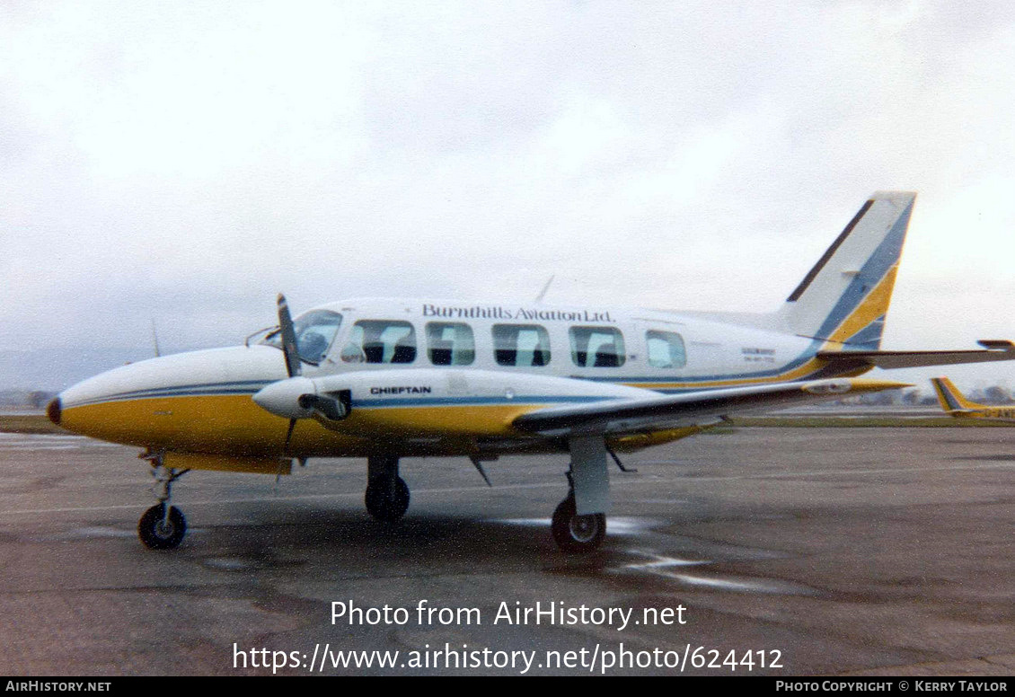 Aircraft Photo of G-BPAR | Piper PA-31-350 Navajo Chieftain | Burnthills Aviation | AirHistory.net #624412