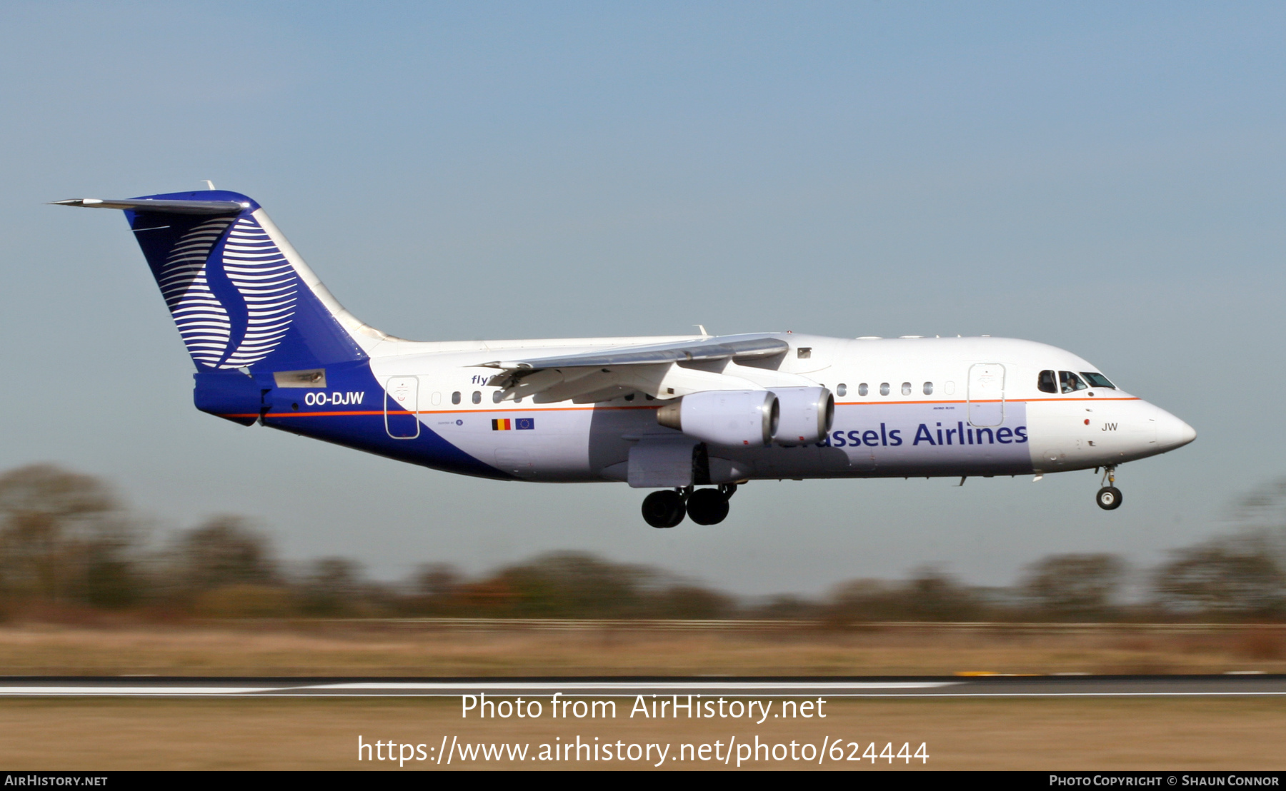 Aircraft Photo of OO-DJW | British Aerospace Avro 146-RJ85 | SN Brussels Airlines | AirHistory.net #624444