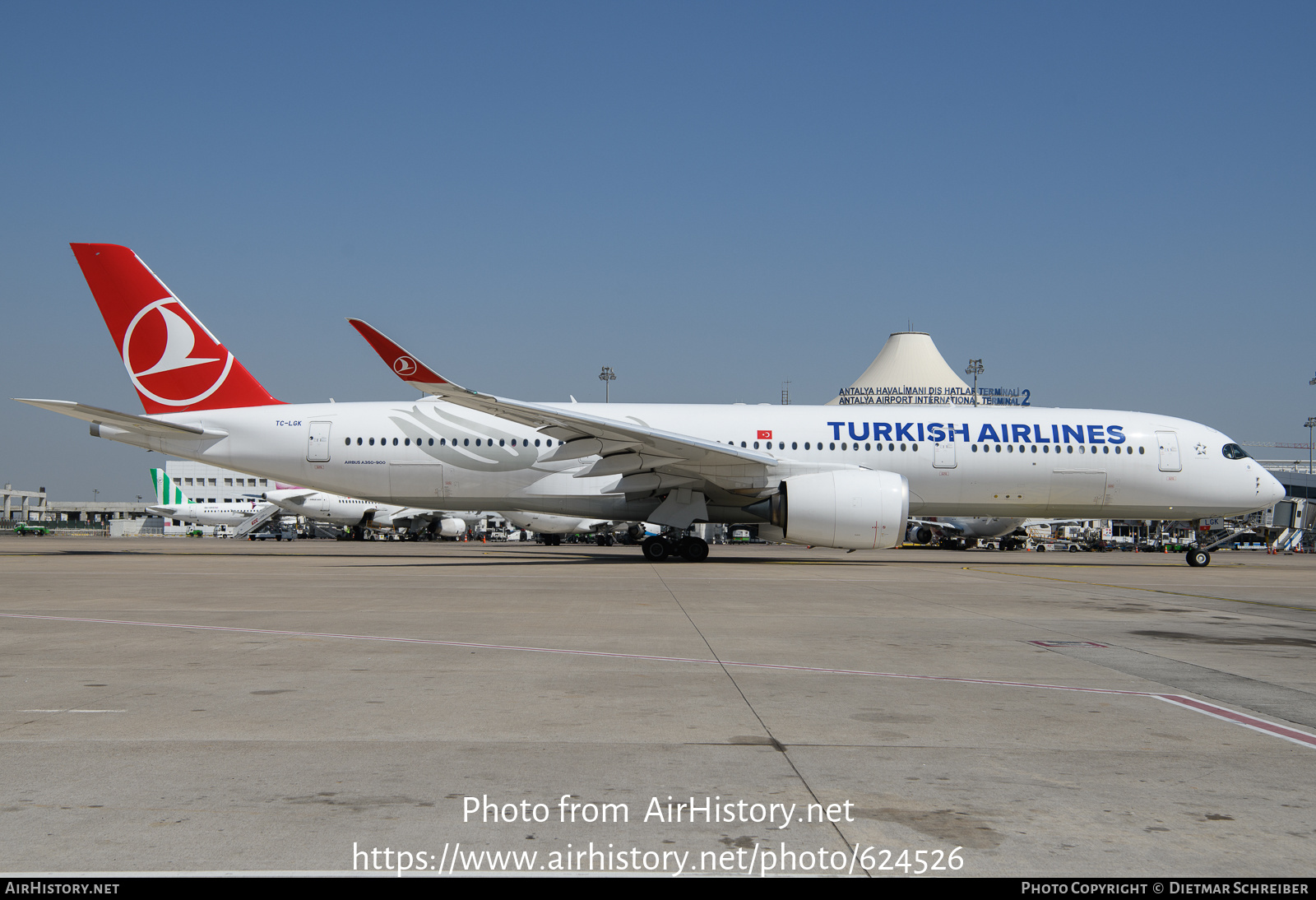 Aircraft Photo of TC-LGK | Airbus A350-941 | Turkish Airlines | AirHistory.net #624526