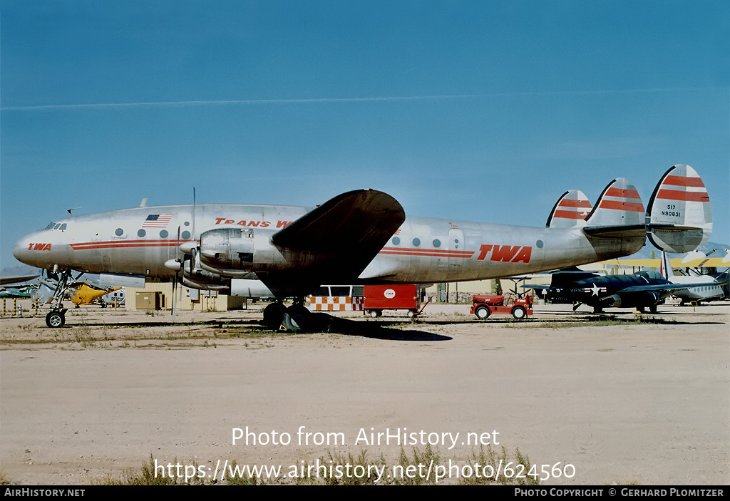 Aircraft Photo of N90831 | Lockheed L-049 Constellation | Trans World Airlines - TWA | AirHistory.net #624560