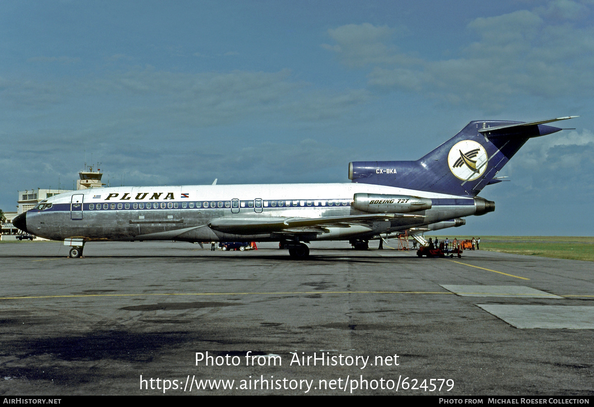 Aircraft Photo of CX-BKA | Boeing 727-30C | PLUNA Líneas Aéreas Uruguayas | AirHistory.net #624579