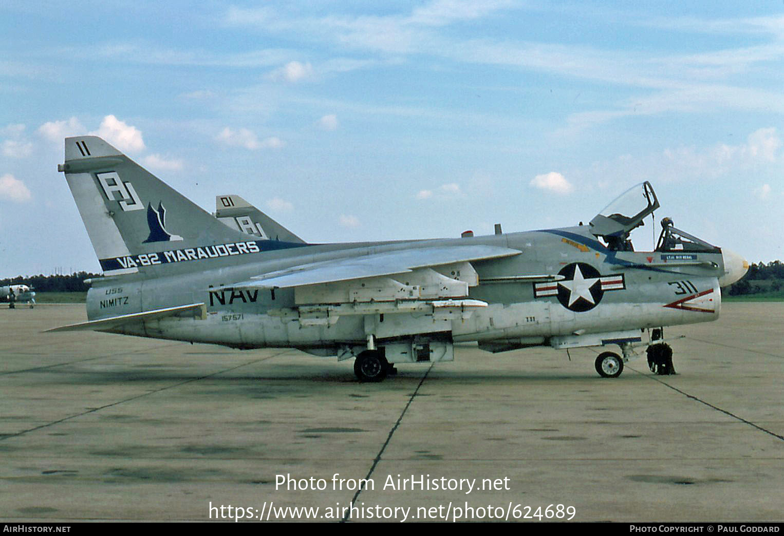 Aircraft Photo of 157571 | LTV A-7E Corsair II | USA - Navy | AirHistory.net #624689