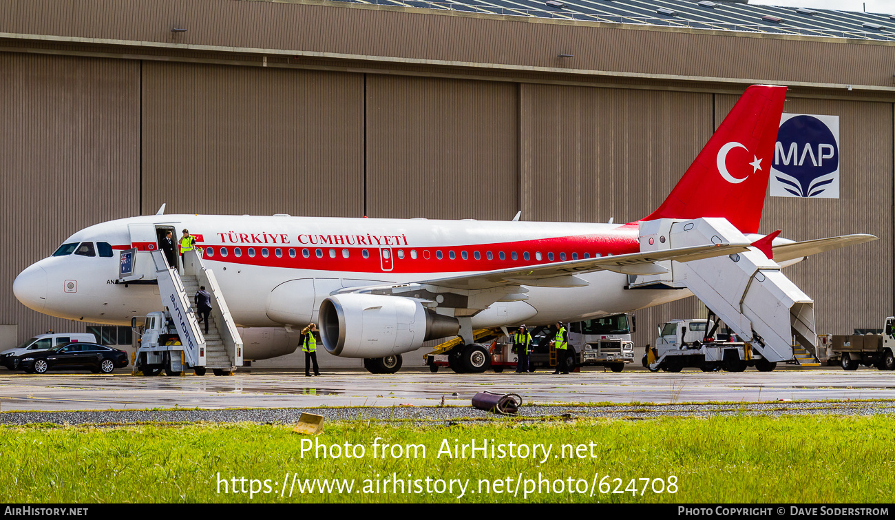 Aircraft Photo of TC-ANA | Airbus ACJ319 (A319-115/CJ) | Turkey Government | AirHistory.net #624708